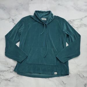 Bearpaw Pullover Velour Jacket Deep Sea Green